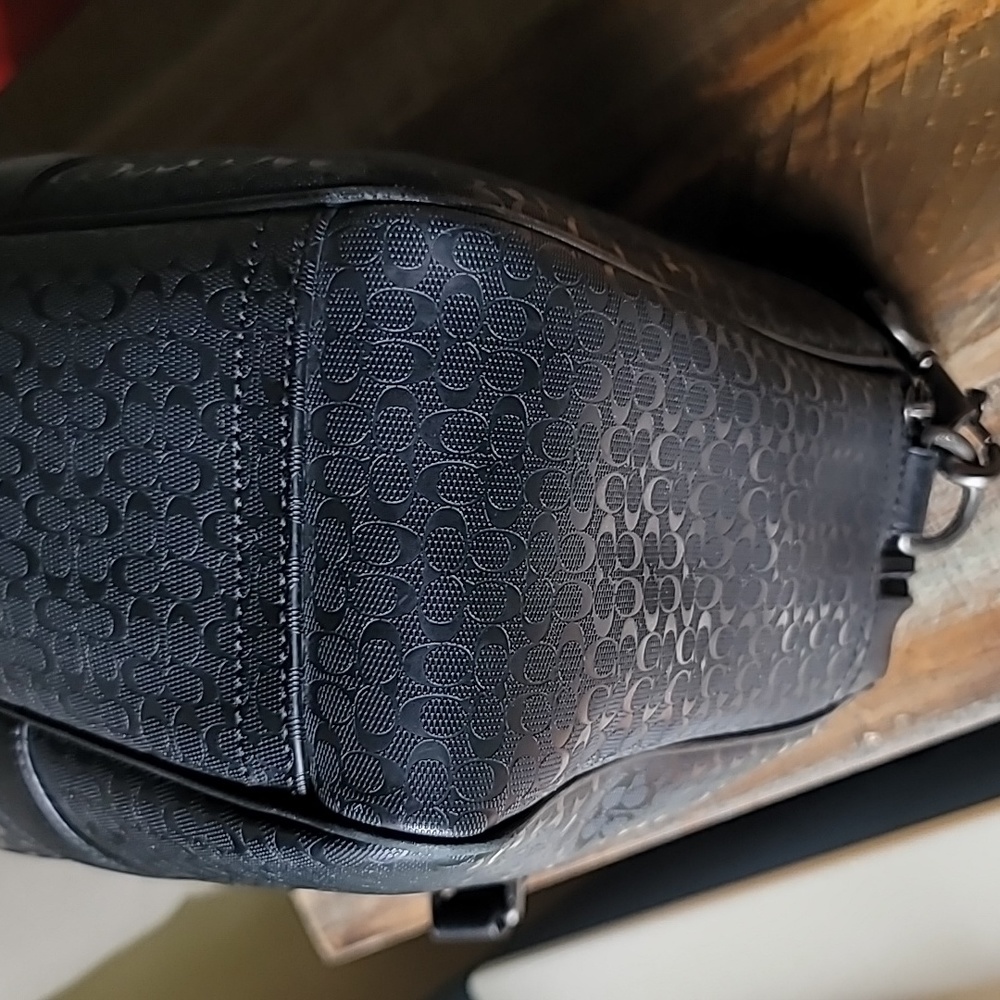 Coach Heritage Signature Embossed PVC Commuter - Picture 7 of 16